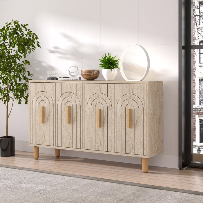 Hanah Home Consola Tiger - Travertino Hanah Home Consola Tiger - Travertino